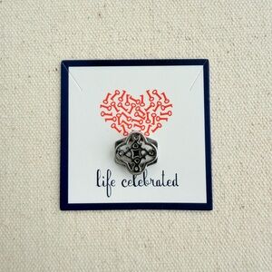 *Silver Clover Charm* KEEP COLLECTIVE Retired STELLA & DOT Award Charm